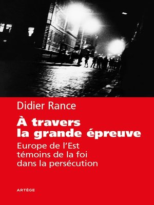 cover image of A travers la grande épreuve